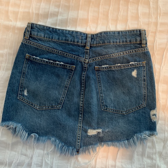 Free people embroidered rose skirt size 28 - Picture 2 of 3